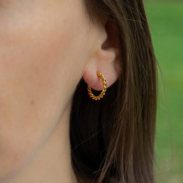 Boucles d'oreilles créoles Anja