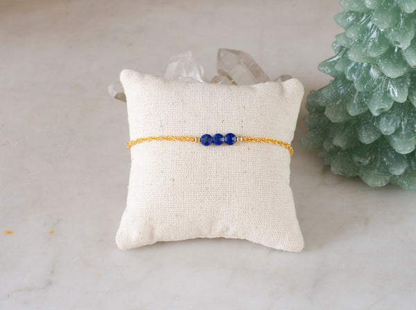 bracelet Amy lapis lazuli