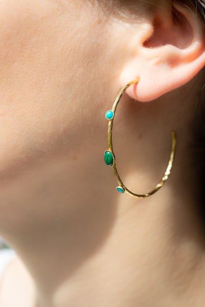 Créoles Susanna Audrey Langlois Paris malachite