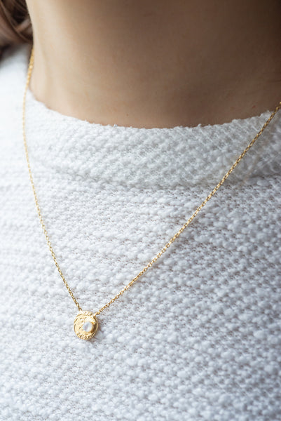 Collier Rose - Nacre