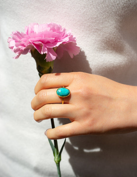 Bague Dina turquoise Audrey Langlois