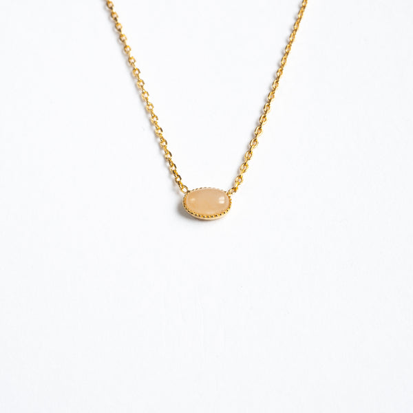 Collier Gabrielle quartz rose Audrey Langlois 