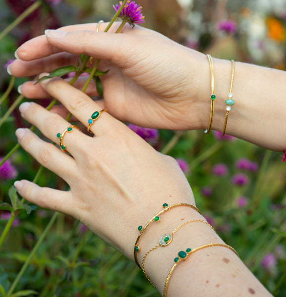 Isadora - Malachite & turquoise